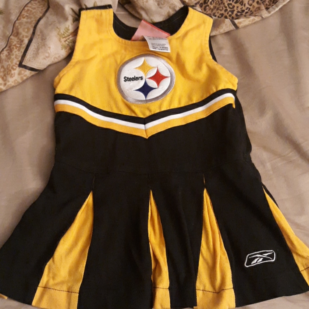 Girls Steelers cheerleader dress